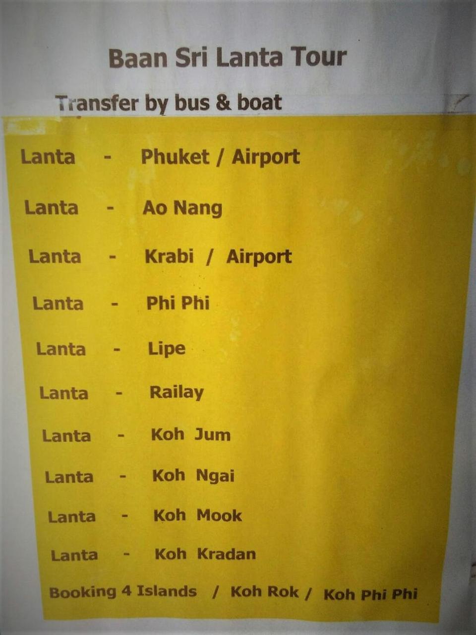 Baan Sri Lanta Sand Ko Lanta Dış mekan fotoğraf